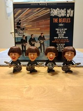 Vintage 1964 NM HARD BODY BEATLES REMCO DOLLS Set of 4 With ORIGINAL Instruments picture