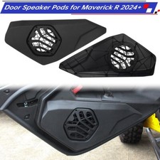 2PCS Door Speaker Pods Panels Compatible with Can-Am Maverick R  2024+(2 Seater) picture