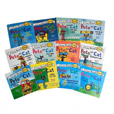 12 Books Pete the Cat I Can Read Phonics English Picture Book Story picture