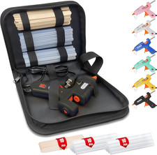 30W Mini Hot Glue Gun Kit Fast Preheating Glue Gun Storage Case Set picture