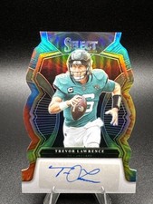 2022 Panini Select - Signatures Trevor Lawrence #SIP-22 Tie-Dye Prizm 8/25 (AU) picture