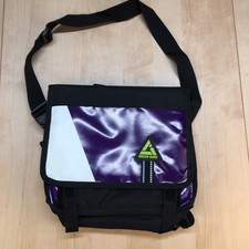 Green Guru Recycled Small Messenger Bag Purple Shoulder Upcycled Water Resistant picture