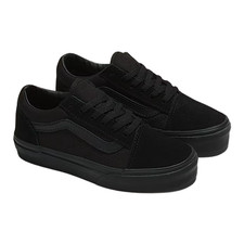VANS Little Kids Old Skool Black/Black Unisex Little Kids Skate Sneakers picture