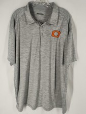 Holloway Oklahoma State University OSU Mens XXL Polo Shirt Gray picture
