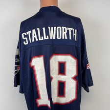 Reebok Donte Stallworth New England Patriots Home Jersey NFL Football Size L picture