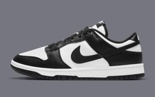 Nike Dunk Low Retro Panda White Black Nby DD1391-100 sz 8.5 Men's picture