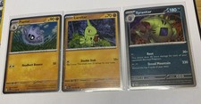 Pokémon TCG: Larvitar 110/193 Pupitar 111/193 Tyranitar 135/193 PAL Cosmos Holo picture