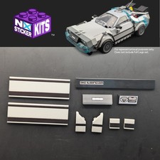 NO-STICKER KIT for Lego Time Machine from Back to the Future  (#77256) picture
