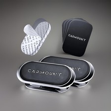 CARMOUNT • Magnetic F1 Car Dashboard Phone•Tablet Holder, Ultra 2-Pack Special picture