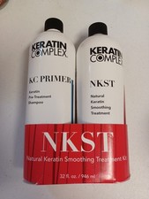 Keratin Complex Natural Smoothing Treatment and Primer Shampoo 16 oz each NKST picture
