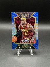 LeBron James 2014-15 Panini Select Prizm Blue and Silver Prizm picture