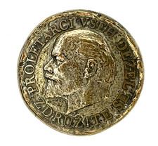 Yugoslavia Lenin Medal 1967 October Revolution 50th Anniversary SFRY Plaque picture