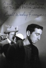 Buell Wesley Frazier signed 4x6 photo JFK Assassination RARE COA LOOK picture