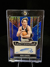 Panini 2025-26 Prizm Manu Ginobili LS-GIN Legacy Signatures Auto /15 Spurs picture