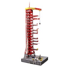 Modubrix Mocs Building Block NASA Saturn-V Launch Umbilical Tower Bricks Toy Set picture