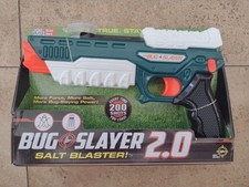 GENTLY USED  AIR WARRIORS BUG SLAYER 2.0 * SALT BLASTER, SHOOT BUGS w TABLE SALT picture