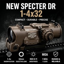 EvolutionGear New Specter DR 1-4X Scope 2026 Ver. 5.56 NATO ARD USA STOCK picture