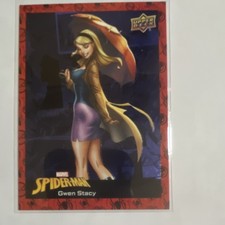 Upper Deck 2023 Spider man Gwen Stacy  blue parallel picture