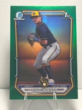 2026 Bowman Chrome Diego Frontado True Green Refractor /99 RC Brewers #BCP-161 picture