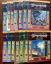Advanced Dungeons & Dragons AD&D Dragon Lance Module Lot DL1-DL14 Unpunched picture
