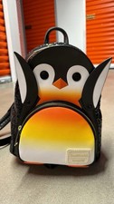 Loungefly SeaWorld Exclusive PenguinSequin Mini Backpack picture