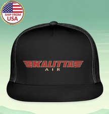 Kalitta Air Black Trucker Hat Cap Adult Size picture