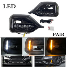 For 2022-2024 Subaru WRX STI sequential LED Turn Signal DRL Fog Bezel Light Pair picture