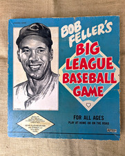 Vintage Artcraft Bob Feller's Big League Baseball Game Complete w/ Instructions picture