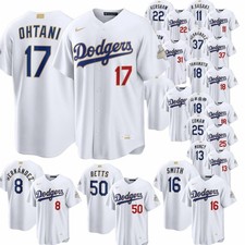 Men's Los Angeles Dodgers White 2026 Gold Collection Stadium Stitched picture