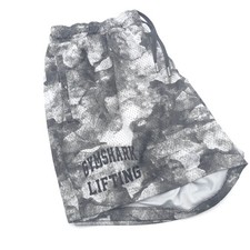 Gymshark Lifting Mens 3XL Mesh Shorts Lined Gray Camo Bodybuilding Training picture