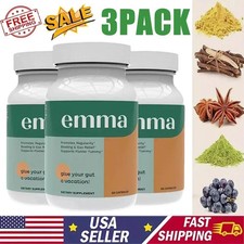 3 Pack Emma Gut Health Supplement 180 Capsules for Bloating Relief & Leaky Gut picture
