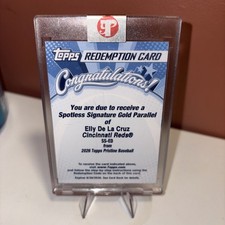 2026 Topps Pristine Elly De La Cruz Spotless Signature Gold Parallel Redemption picture