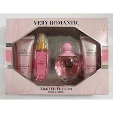 Very Romantic Fragrance Gift Set 4 Piece Pink Limited Edition Pour Femme SEE DIS picture