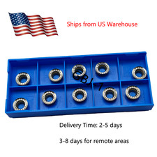 10pcs RCGT1204MO-AK N01 CNC Round Inserts 12mm Dia for Aluminum Turning picture