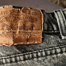 550 Vintage Levis From The 70s Stone Washed picture