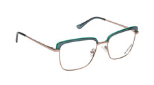 Mad in Italy Pasolini Boutique Green + Gold Optical Frames  54/18/140 - NEW picture