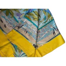 Hermès Tropiques Silk Twill Scarf 90 cm, Vintage picture