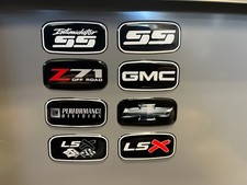 Silverado/SUV Cab emblems - 1 Pair (2 emblems) your choice of design picture