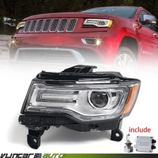 HID Xenon Headlight Assembly For Jeep Grand Cherokee 2014-2016 Driver W/O AFS picture