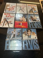 Eight NOS vintage DVD Elvis Presley Movies Sealed New Lot Music picture