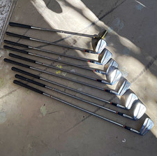 Wilson Staff Dynapower 3-PW Iron Set + Putter RH Stiff Steel Silver picture