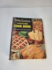1956 Betty Crockers 5 Ring Picture Cookbook 2nd Edition 1st Printing VTG Vintage picture