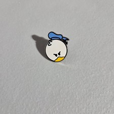 Disney Trading Pin Unisex OS White Grumpy Donald Duck Face Enamel Hat 2019 picture