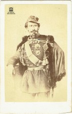 PHOTO CDV Ca 1868 General LA MARMORA Italian politician Risorgimento picture