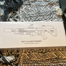 The Boring Company “NOT A FLAMETHROWER” Recreational Use Only Box picture