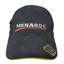 Menards Men's Fitted Hat Black Stretch Embroidered #15 Logo Acrylic Blend picture