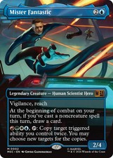 MTG Mister Fantastic (Borderless) [Marvel Super Heroes Commander] Foil Near Mint picture