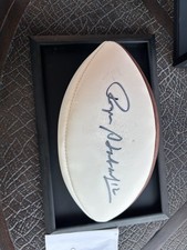Roger Staubach Dallas Cowboys Signed Football Ball - with COA and Case picture