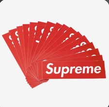 20 Supreme Box Logo Sticker Red Authentic Brand New picture