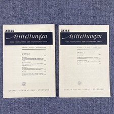Zeiss , Mitteilungen Uber Fortschritte der Technischen Optik,  Stuttgart 1964, picture